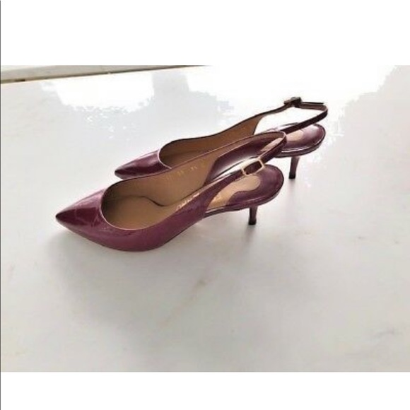 SALVATORE FERRAGAMO PUMPS KITTEN HEELS MALY 7.5C - Picture 11 of 13